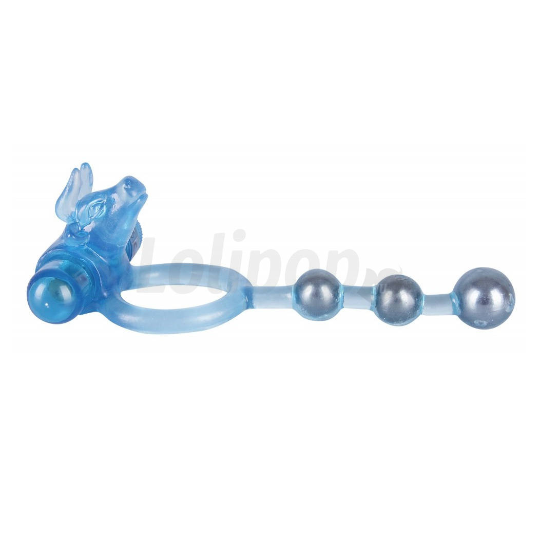 Blue Dingeling Ring vibrációs stimuláló péniszgyűrű