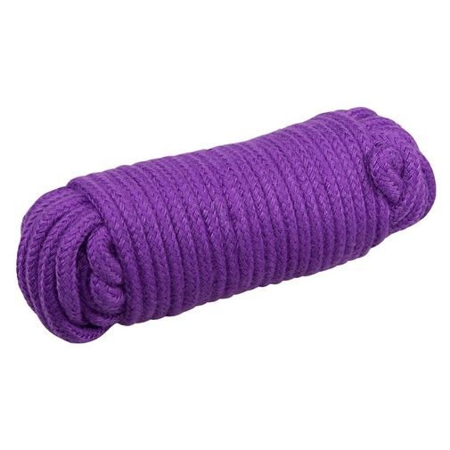 10 méter hosszú, lila színű bondage kötél