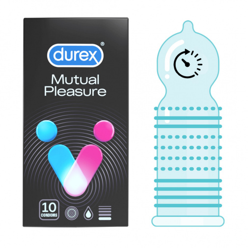 Durex Mutual Pleasure óvszer 10 darabos csomagolásban