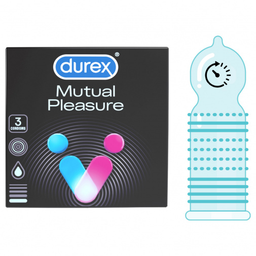 Durex Mutual Pleasure óvszer 3 darabos csomagolásban