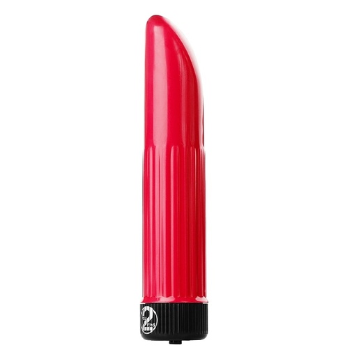Műanyag Lady Finger vibrátor piros színben