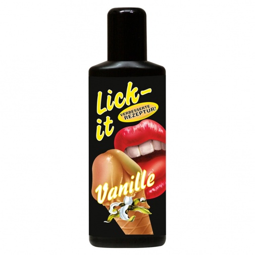 Lick-it orális síkosító 100 ml-es kiszerelésben vanília ízesítéssel