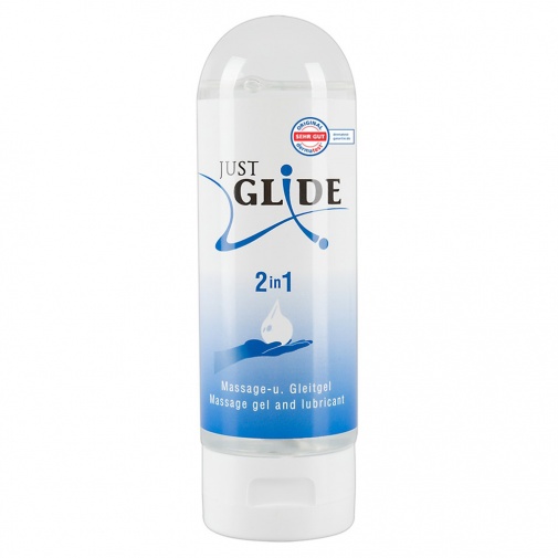 Just Glide 2 az 1-ben masszázszselé és síkosító 200 ml