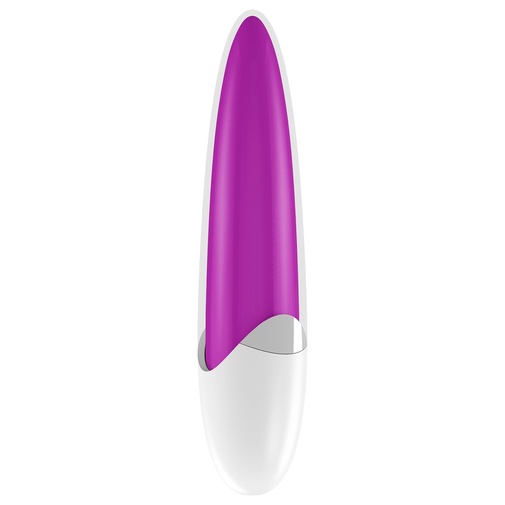 Kicsi, kiváló minőségű, töltény formájú, sima felületű szilikon vibrátor lila színben - OVO D2