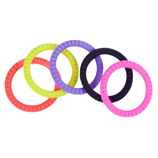 5 darab színes péniszgyűrű 3,7 cm-es átmérővel