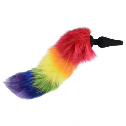 Rainbow Tail Plug análkúp szivárványszínű farokkal