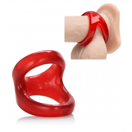 Colt Snug Tugger dupla péniszgyűrű - piros