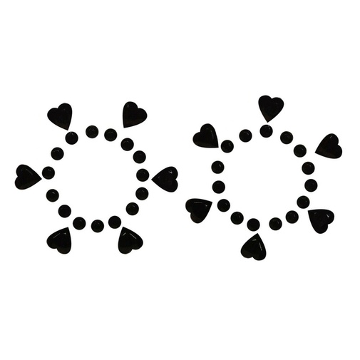 Hearts Sticker felragasztható bimbódísz