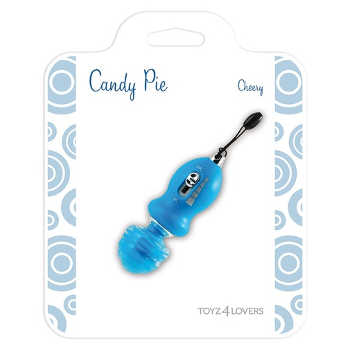 A csomagban a Candy Pie Cherry  - mini vibrotojás kék színben.